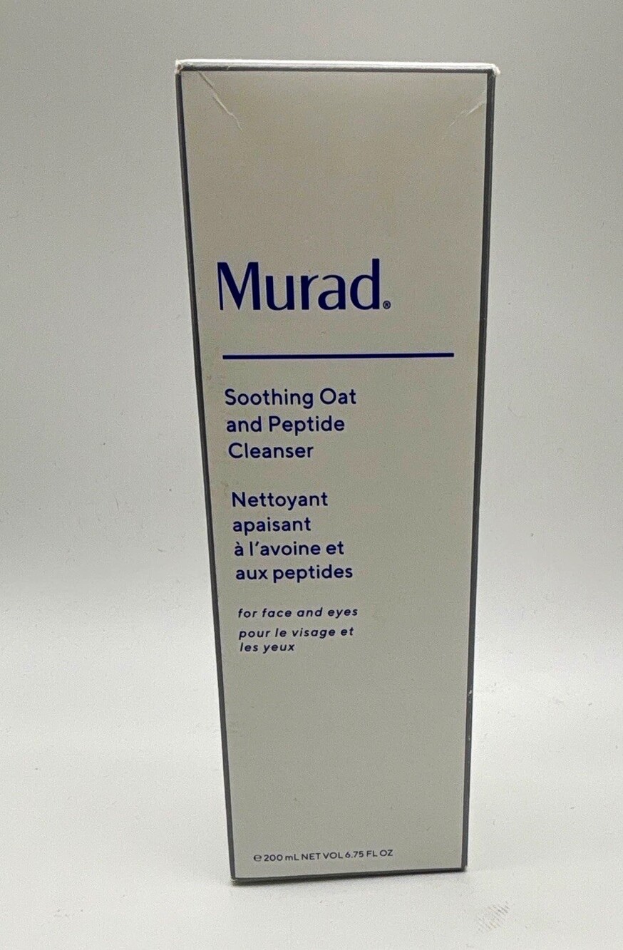 Murad Soothing Oat & Peptide Cream Cleanser, Fragrance/Sulfate-Free 6.75 oz